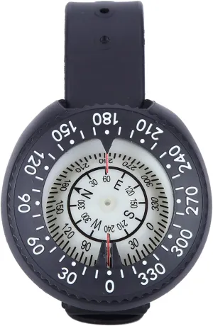 Lightweight Compass Tool Accessory, Compass for Outdoor Hiking, Camping, with Lightweight Wristwatch Design, ABS and Glass Material