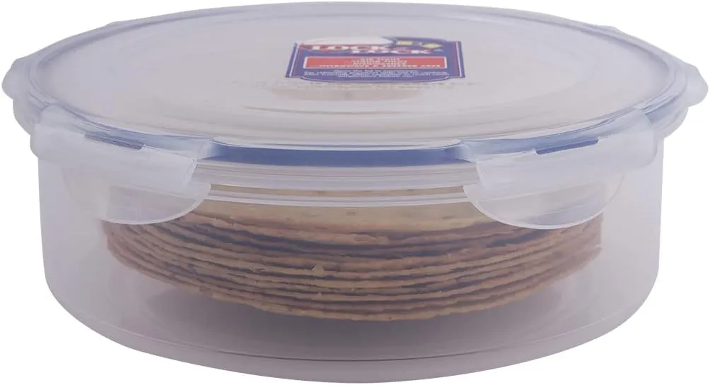 Lock & Lock Round Storage Container - Clear, 2.5 L