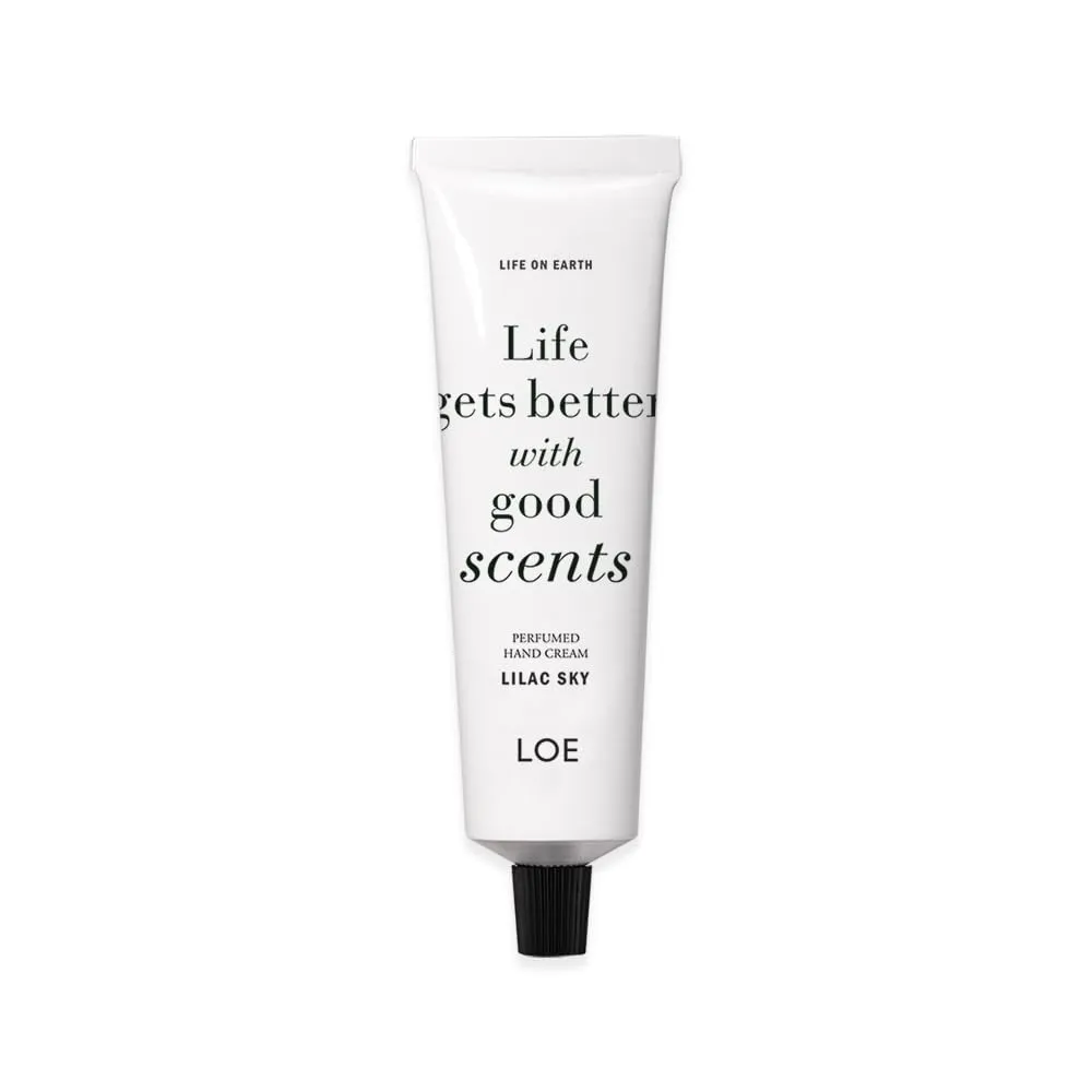 LOE Life On Earth perfumed hand cream, 50ml/1.69fl oz (LILAC SKY)