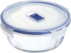 Luminarc Pure Box Active Glass Food Storage Container with Sliding Vent Lid (Round 920ML)