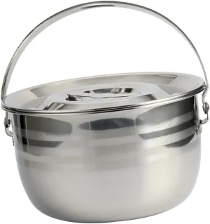 Luxshiny 1pc Non-stick Thicken Camping Stew Pot Home Kitchen Cookware Easy to Use
