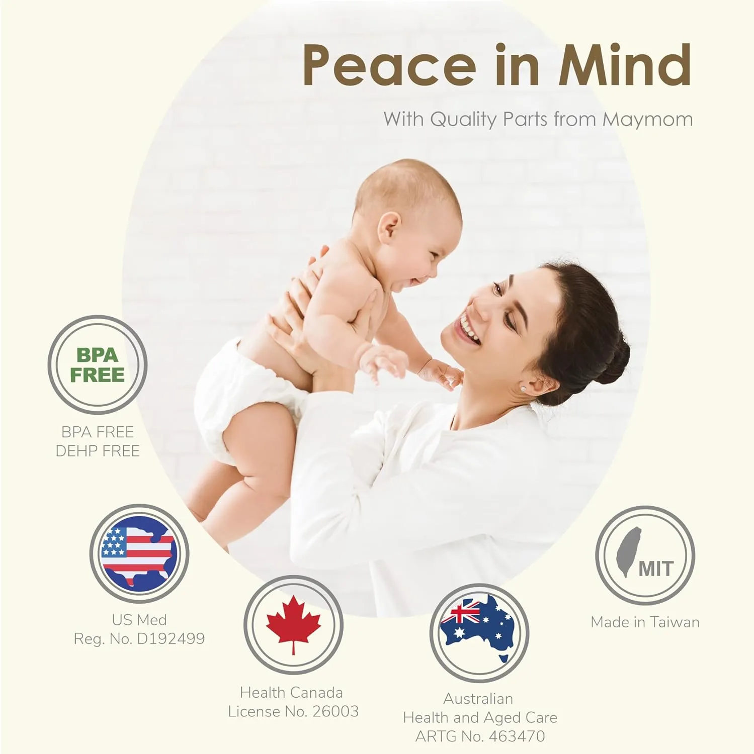 Maymom Pump Parts and Tubing Adapter Compatible with Spectra S1 S2 9 Plus Synergy Gold Breastpump Replace Backflow Protector Membrane Duckbill Valve Tube Not Original Spectra Replacement Pump Parts.