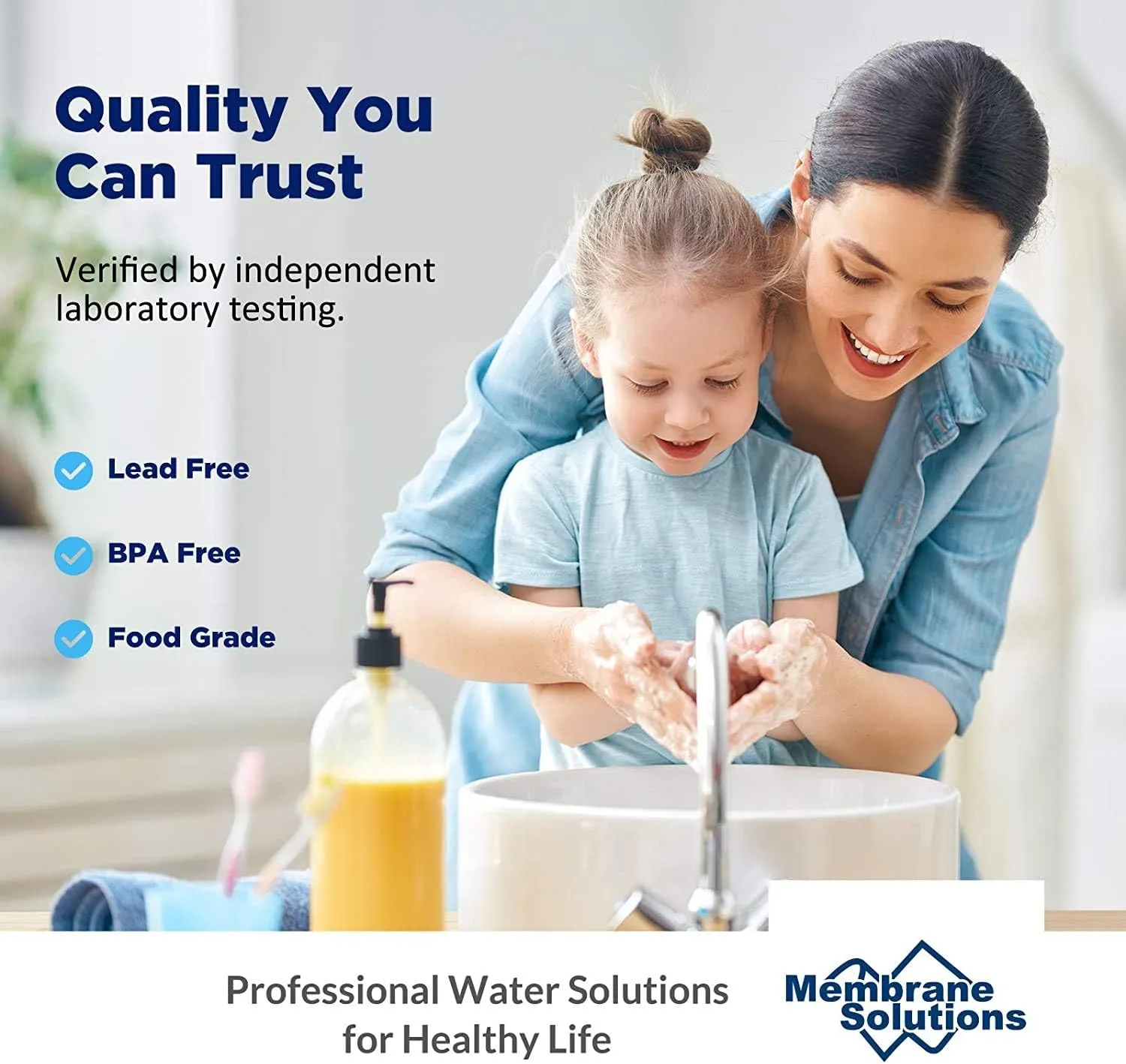 Membrane Solutions 10 Micron Sediment Water Filter Replacement Polypropylene Cartridge 10"x 2.5" for Whole House RO System, Compatible with Aqua-Pure AP110, GE FXUSC, WHKF-GD05, Culligan P5-6 Pack