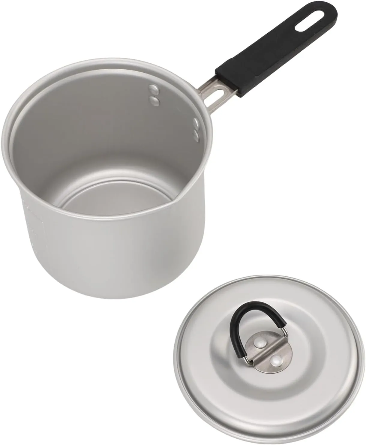 Milk Warmer Pot, Aluminum Camping Cookware Set, Portable Fast Heating Foldable Pot for Outdoor Activities, Suitable for Hiking, Backpacking, and Cooking