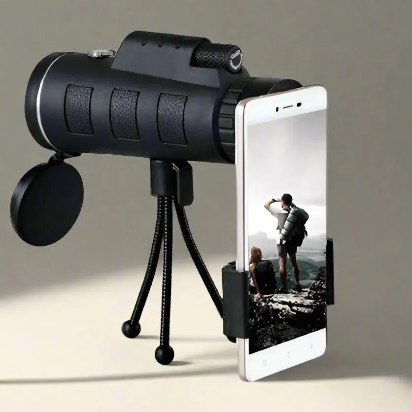 Monocular Telescope with Compass Tripod