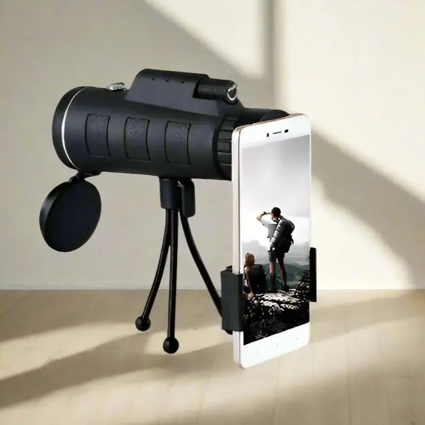 Monocular Telescope with Compass Tripod