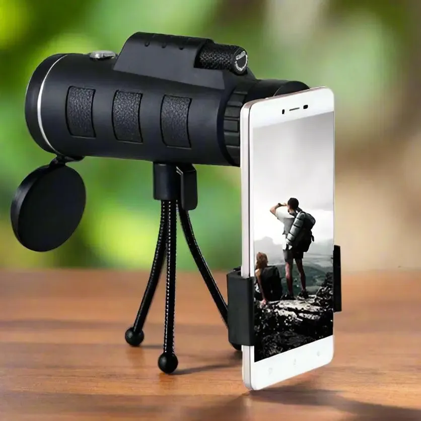 Monocular Telescope with Compass Tripod