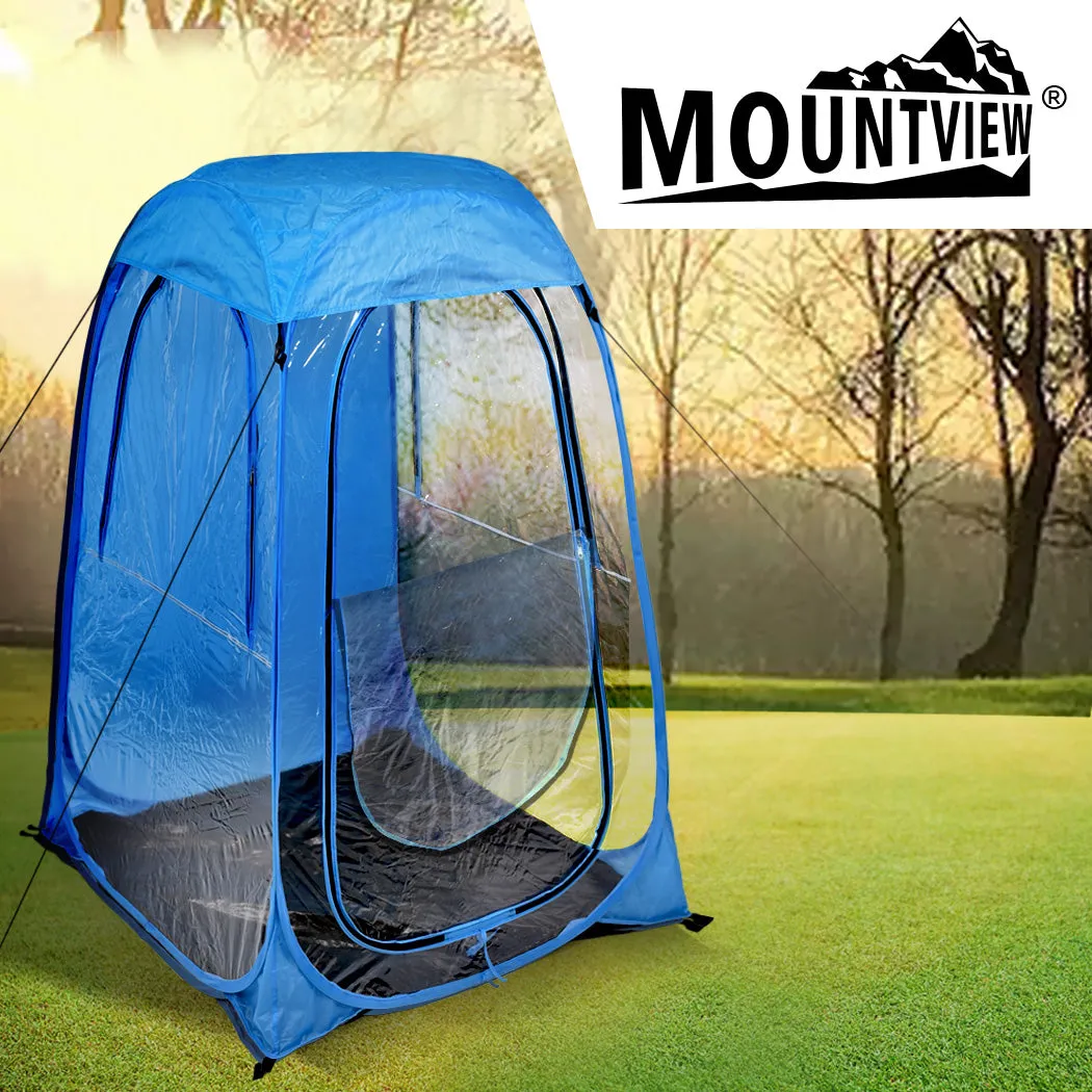 Mountview Pop Up Tent Camping Weather Blue