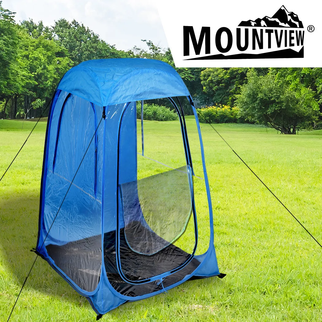 Mountview Pop Up Tent Camping Weather Blue