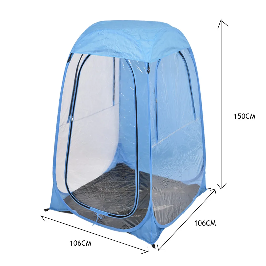 Mountview Pop Up Tent Camping Weather Blue