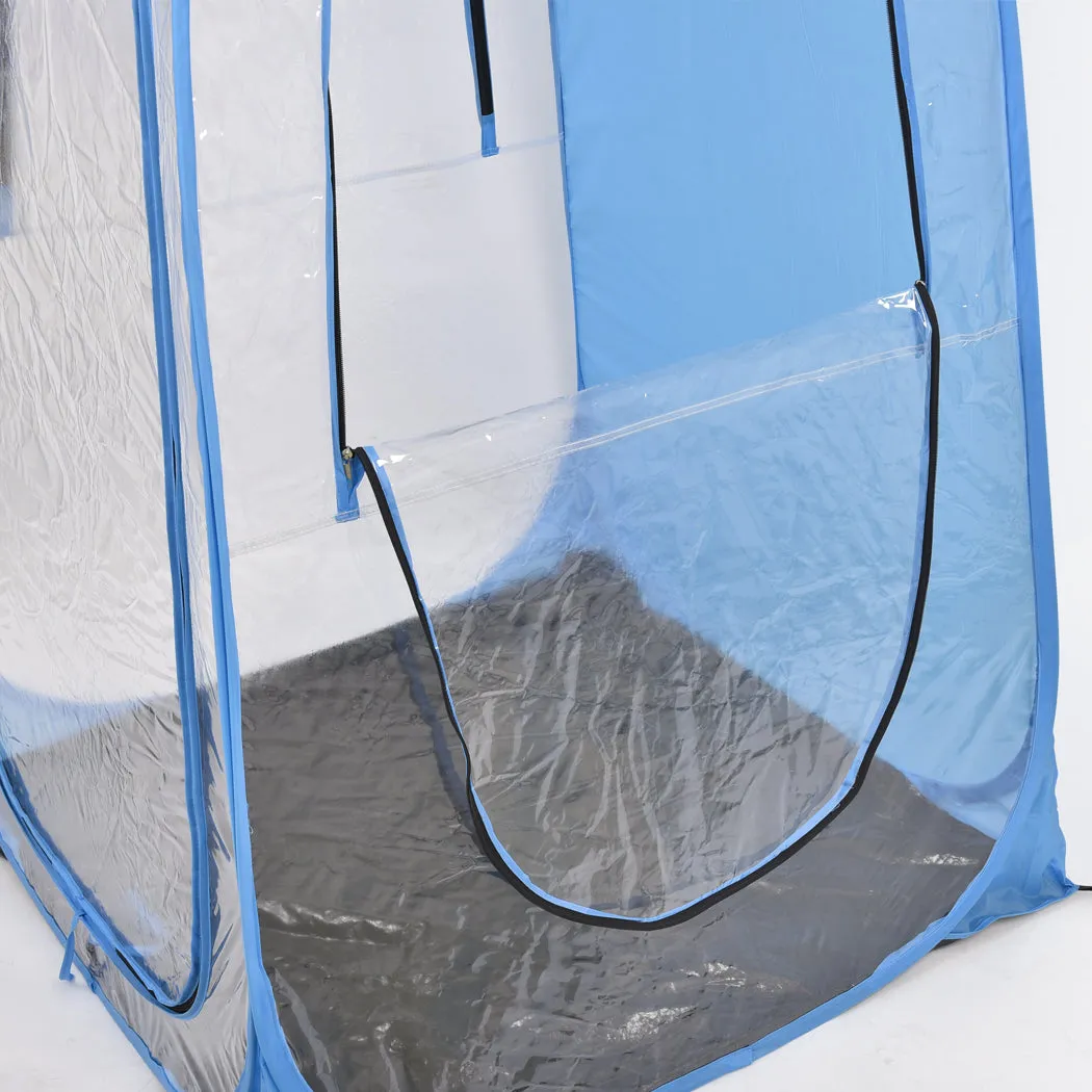 Mountview Pop Up Tent Camping Weather Blue