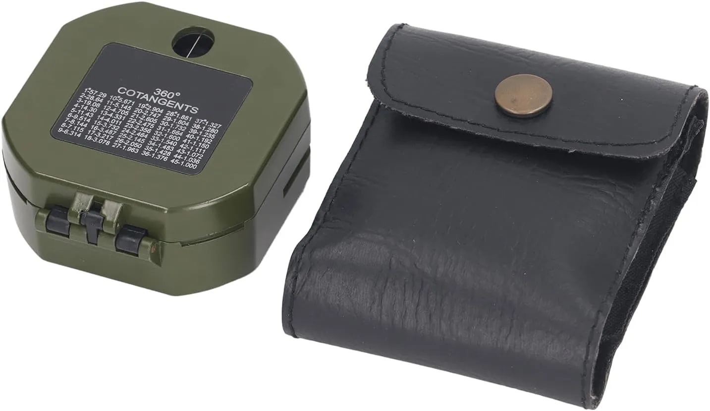 Multifunctional Compass with Inclinometer High Accuracy Pointer Navigation Compass Waterproof Shockproof for Outdoor Adventure