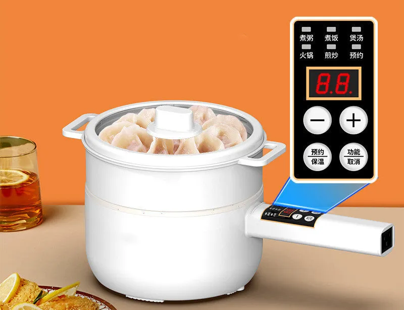 Multifunctional Small Electric Cookware Hot Pot Long Handle
