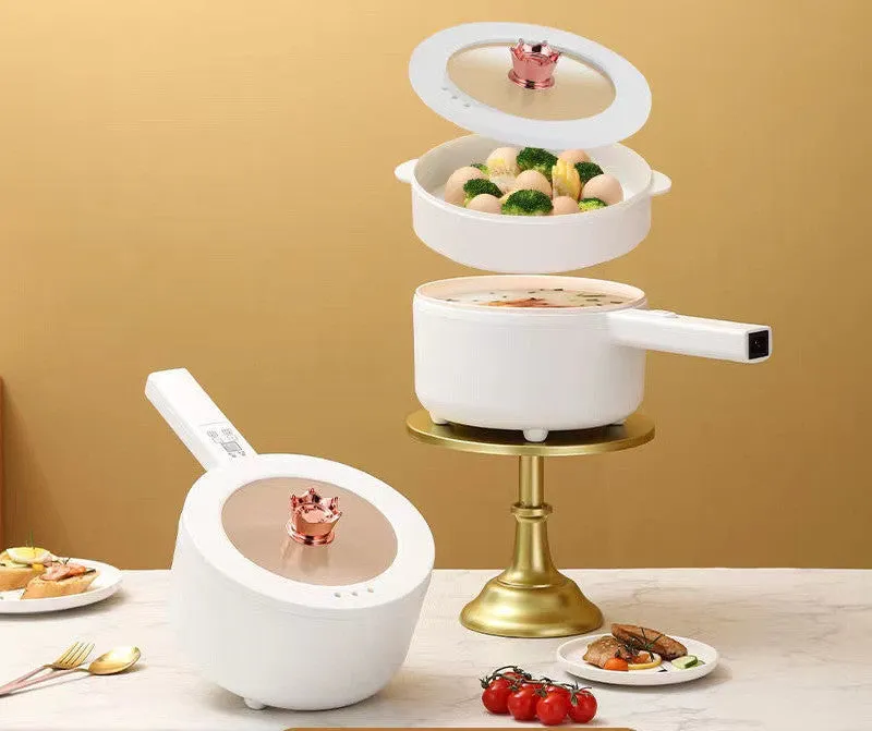 Multifunctional Small Electric Cookware Hot Pot Long Handle