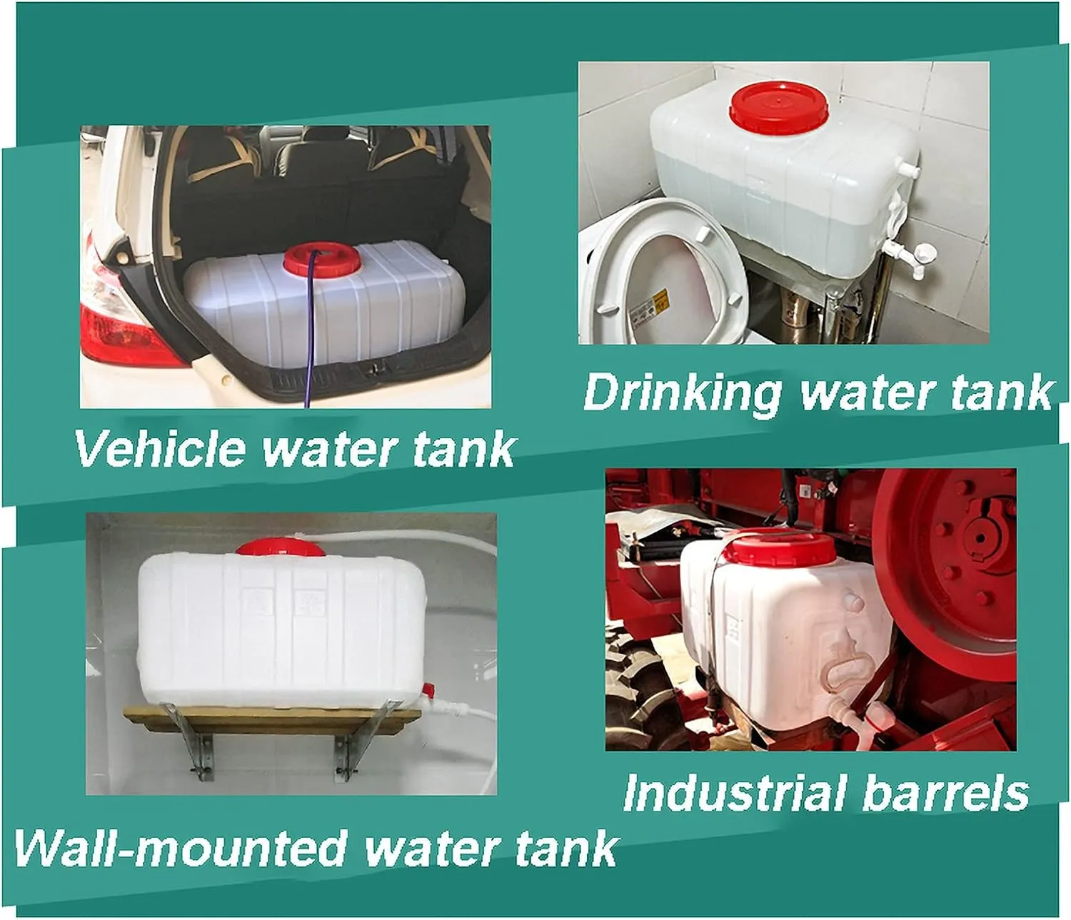 NAKAN Large Plastic Water Container, Water Tank, BPA Free, Suitable for Outdoor Sports, Hiking, Camping, Picnic, Travel and BBQ(Color:110L)