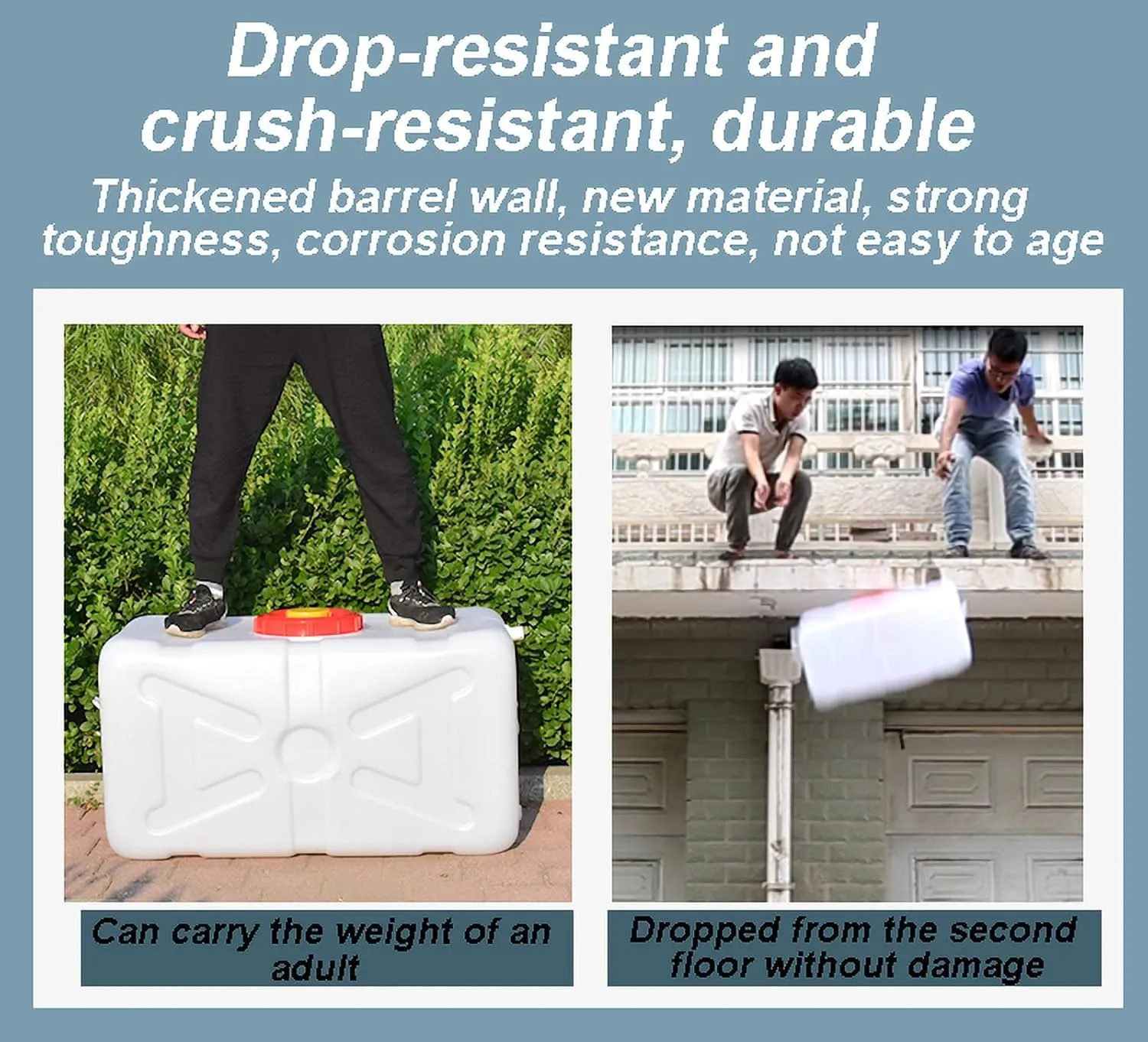 NAKAN Large Water Container with Faucet, Multifunctional Water Tank, Suitable for Camping and Hiking Water Storage Tanks(Color:75L)