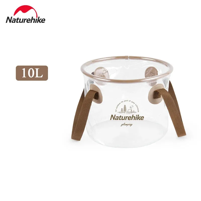 NATUREHIKE Foldable 20L Water Bucket for Camping, BBQ, and Travel