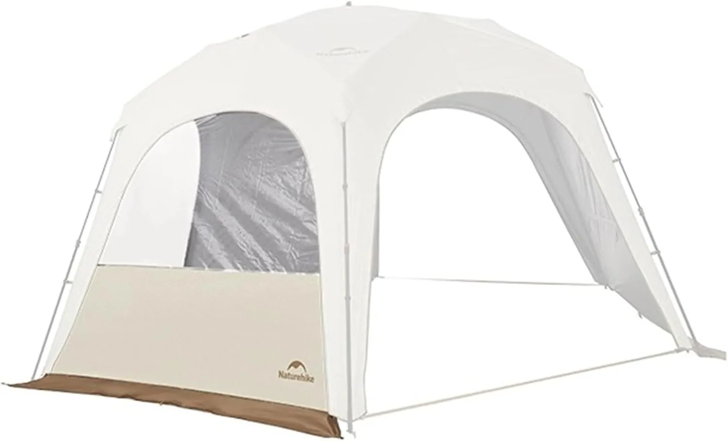 Naturehike Quarter/Hexagonal Camping Tent Canopy Sun Shade,Outdoor Tent for Camping,Fishing,Picnics, Canopy Available with Ground Cloth,Door Curtains,Tent Connector