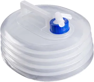 Naysku Collapsible Water Container, Premium Portable Water Storage Jug Food Grade Water Carrier, BPA- Food-Grade Materials, Perfect for Outdoors Camping Hiking Emergency