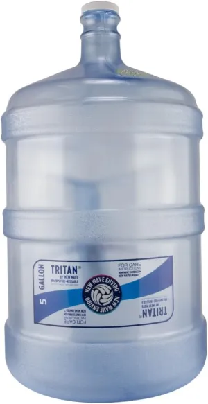 New Wave Enviro Products BPA Free Bottle, Lightweight & Durable Design, 5 Gallon Capacity