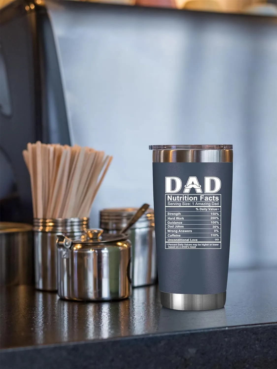 NewEleven Fathers Day Gift For Dad - Birthday Gifts For Dad From Daughter - Husband Gifts - Unique Birthday Present Ideas For Father, Husband, New Papa, Bonus Father From Daughter - 20 Oz Tumbler