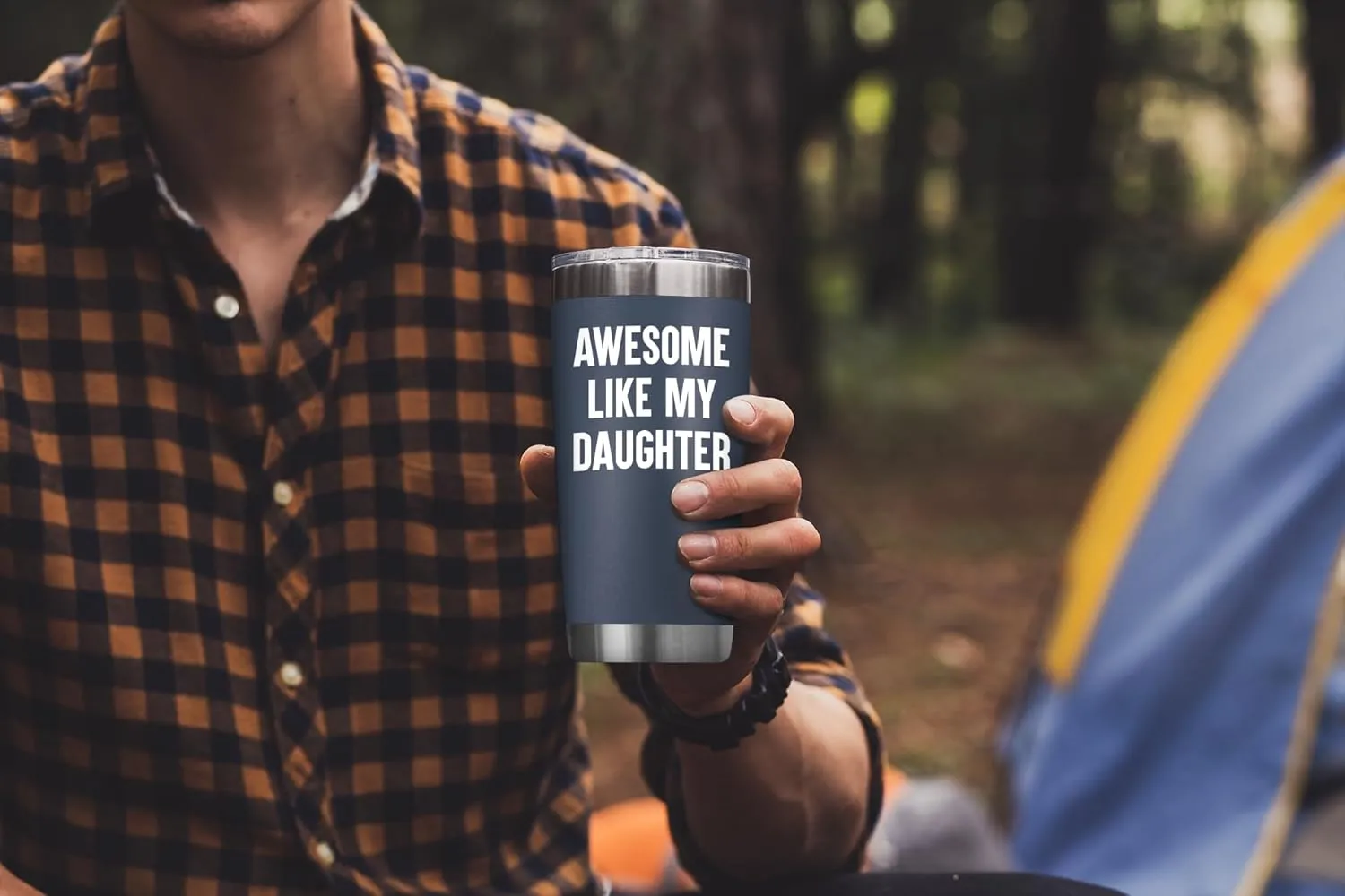 NewEleven Fathers Day Gift For Dad - Birthday Gifts For Dad From Daughter - Husband Gifts - Unique Birthday Present Ideas For Father, Husband, New Papa, Bonus Father From Daughter - 20 Oz Tumbler