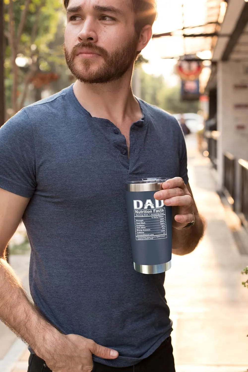 NewEleven Fathers Day Gift For Dad - Birthday Gifts For Dad From Daughter - Husband Gifts - Unique Birthday Present Ideas For Father, Husband, New Papa, Bonus Father From Daughter - 20 Oz Tumbler