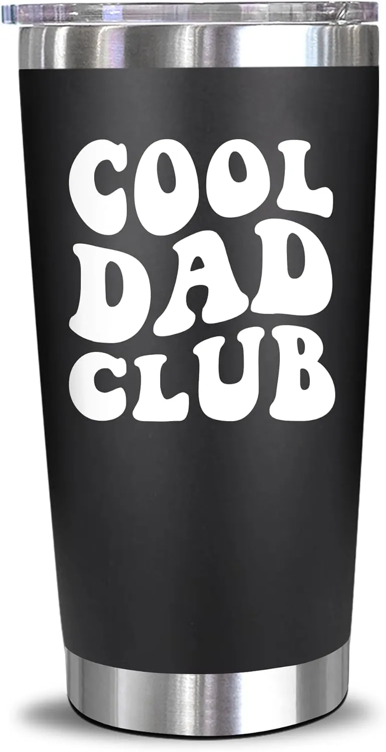 NewEleven Fathers Day Gift For Dad From Daughter Son Kids - Gift For Dad, Father, Step Father - Funny Birthday Gifts For Father - 20 Oz Tumbler