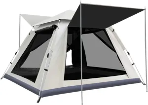 NIEH 3-4 Person 60 Sec Setup Family Camping Tent Waterproof & Windproof Tent with Top, Instant Cabin Tent for Camping Hiking Mountaineering