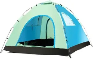 NIEH Tent 3-4 Person Outdoor Camping Tent Automatic Tent Family Anti UV Easy Open Camp Hiking Tents Sun Shade Yurt
