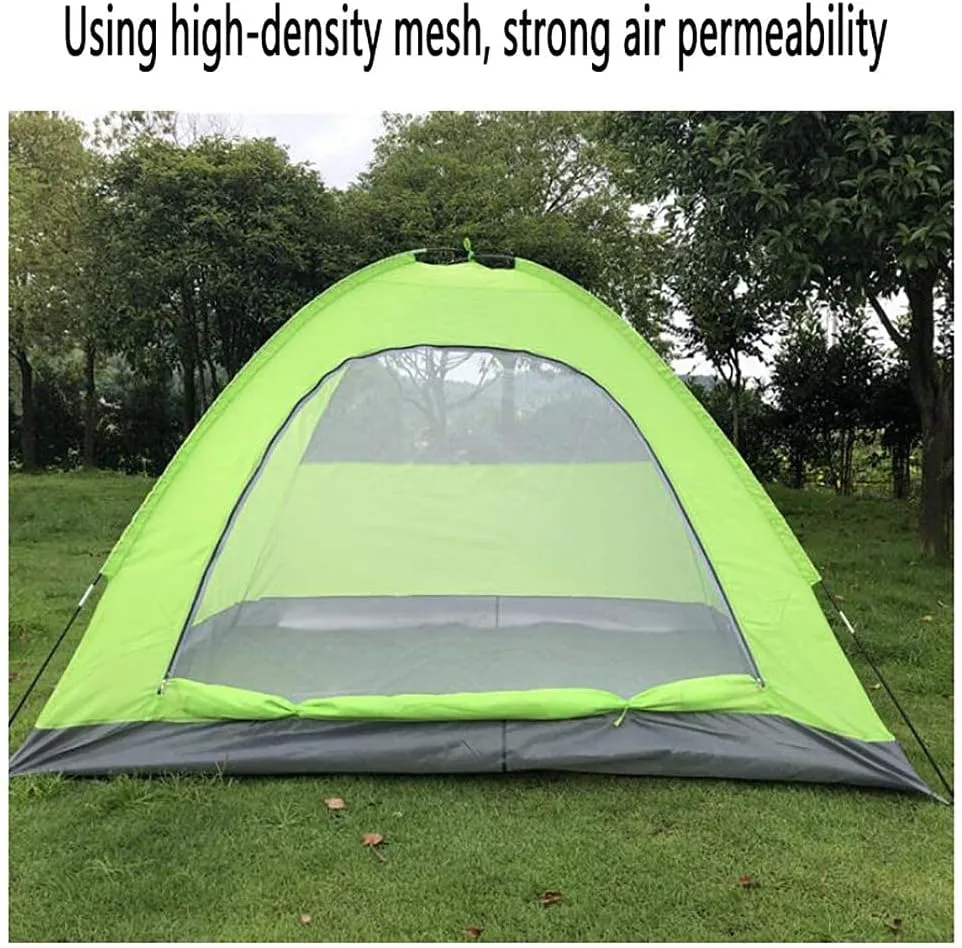 NIEH Tent,Dome Family Waterproof Camping Tent,Outdoor Hiking Easy Set Up 3-4 People Orange 114x59inch