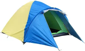 NIEH Tent,Dome Family Waterproof Camping Tent,Outdoor Hiking Easy Set Up 3-4 People Orange 114x59inch