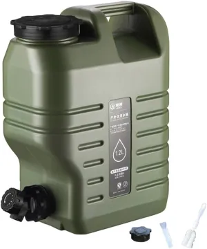 Orgonite Camping Water Container, Water Storage Water Tank Water Jug with Faucet, Portable Camping Bucket with Tap Spigot BPA Free Emergency Water Storage Container for Outdoor Camping Picnic Hiking
