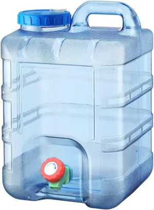 Orgonite Portable Camping Water Tank with Faucet - BPA Free Emergency Water Storage for Outdoor Camping Hiking
