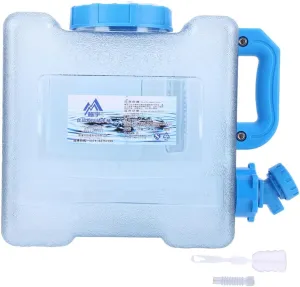 Orgonite Portable Camping Water Tank with Faucet - BPA Free Emergency Water Storage for Outdoor Camping Hiking