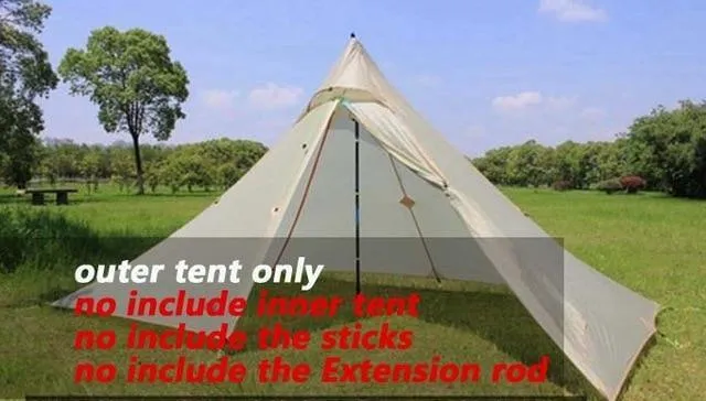 Outdoor Act now for savings Pyramid Fly Tent High-security