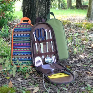 Outdoor Activities Barbecue Cookware Board Knife Set