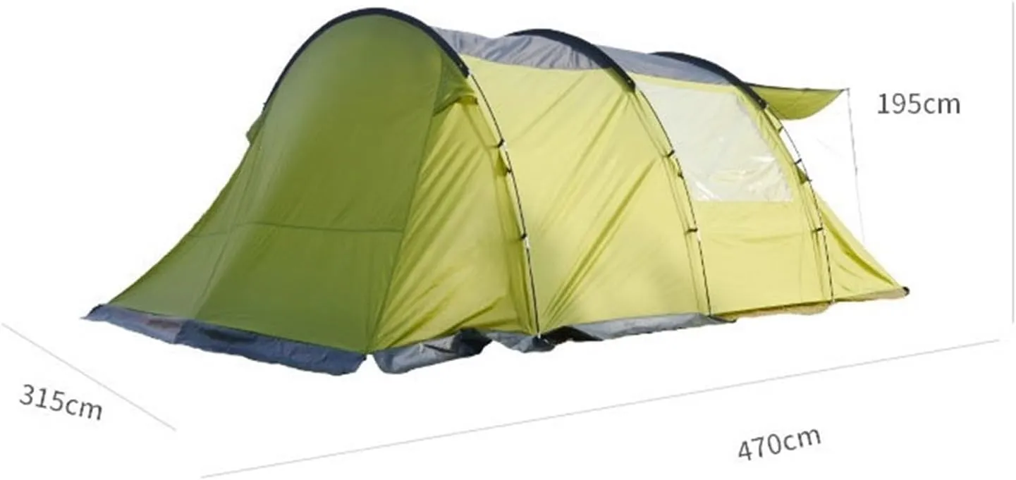 Outdoor Camping Tent Multi-Person Family Camping Tent Automatic Double-Layer Tent