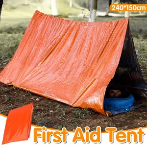 Outdoor Emergency First Aid Tent Survival Shelter Waterproof Camping Gear