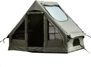 Outdoor Inflatable Camping Tent with Air Pump,4-6 Person Glamping Tents,Easy Setup Waterproof House for Fishing,Camping Hiking