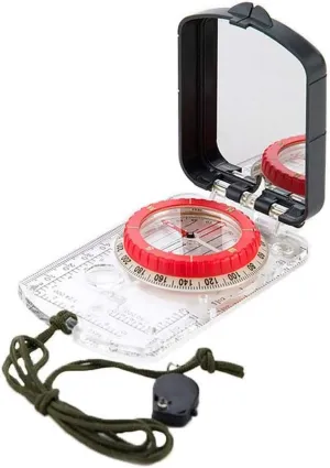 Outdoor Portable Compass, Waterproof and Shakeproof Compass, Luminous Design, Basic Positioning, Measuring Azimuth Camping and Hiking