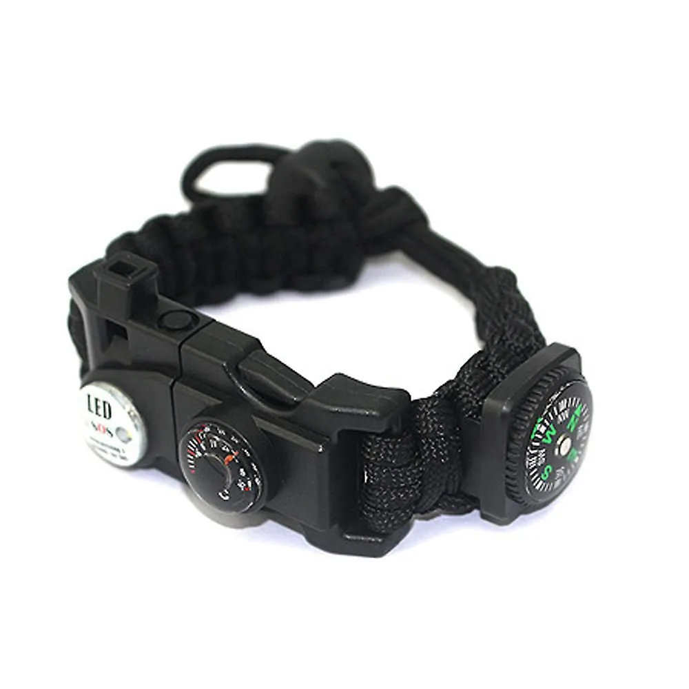 Outdoor Survival Bracelet Multifunctional Survival Kit Compass