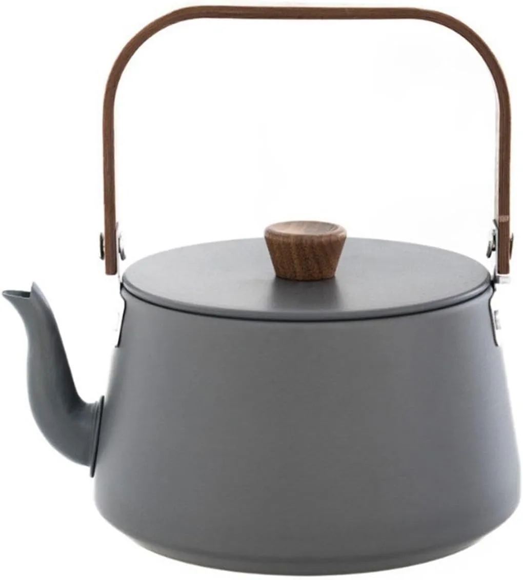 Outdoor Tea Kettle Teapot Aluminum Alloy Easy to Carry Cookware Small-Size Water Jug Pitcher for Travel Picnic Backpacker