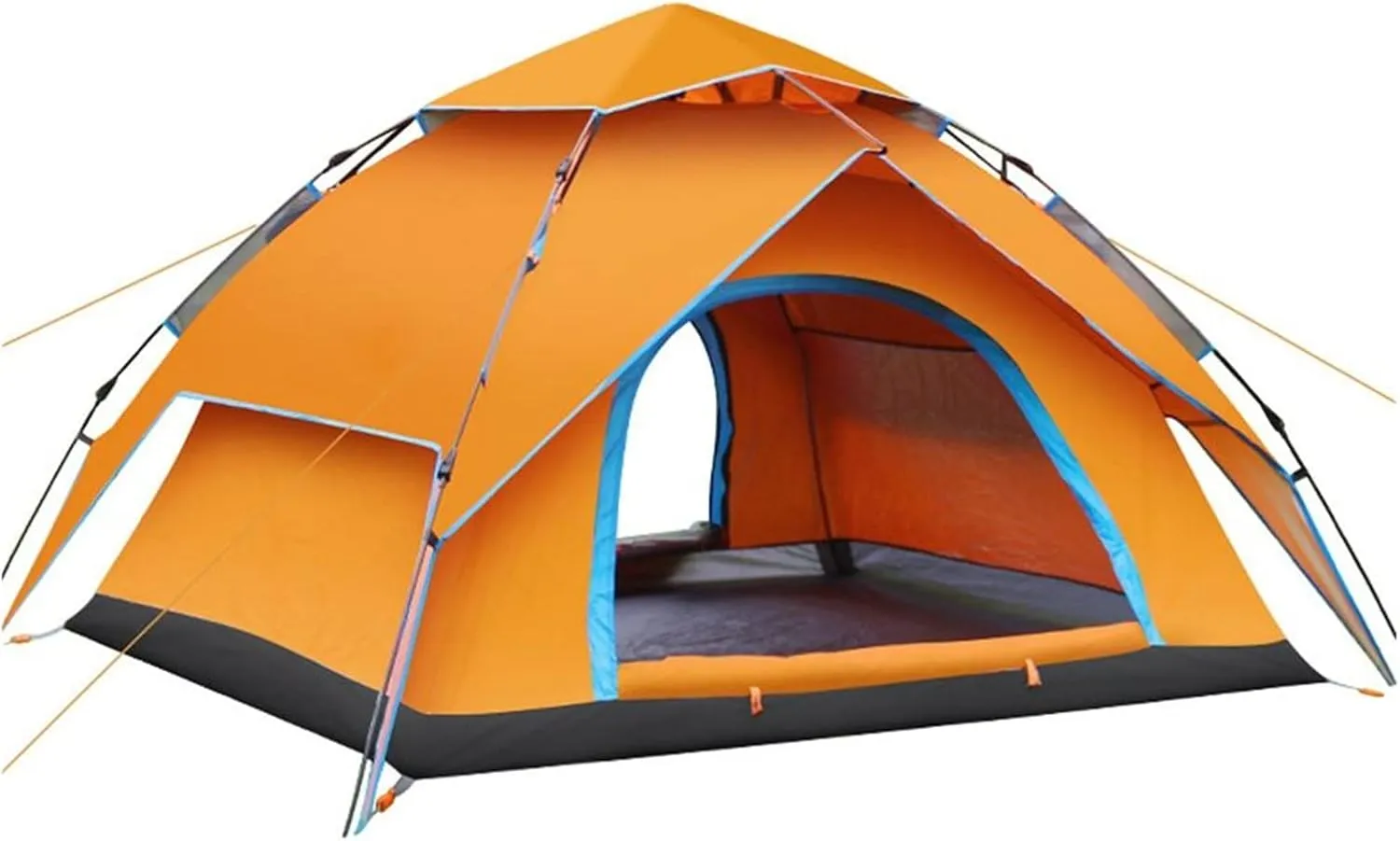Outdoor Tent 3-4 Persons Outdoor Automatic Quick Open Tent Waterproof Camping Tent Family Outdoor Instant Setup Tent Protable Tents (Color : Green) (O