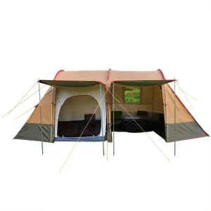 Outdoor Tent,Tent for 6-8 Campers, Two Rooms, Windproof and Mosquito Repellent, Travel Outdoor Tent