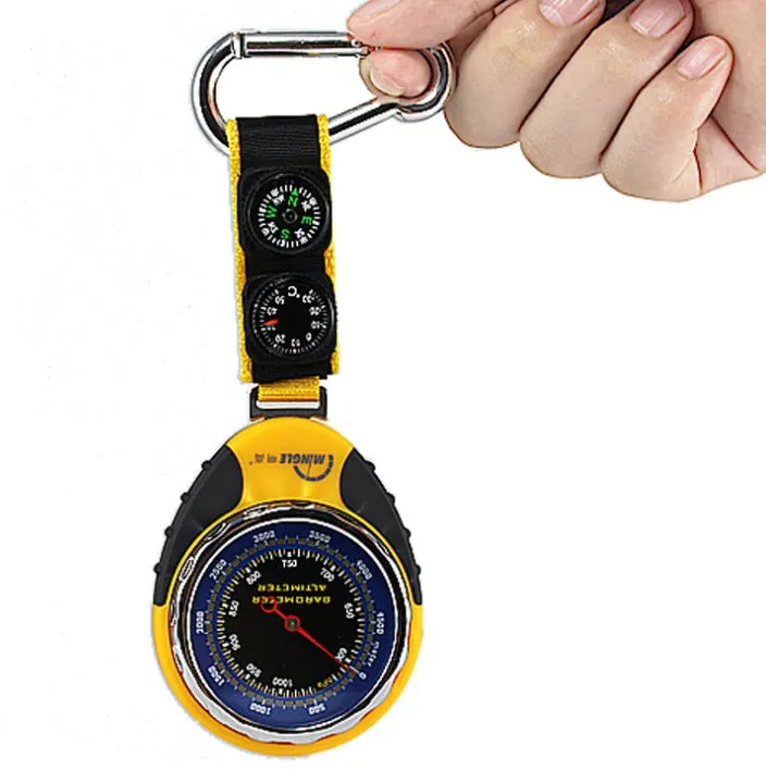 Outdoor travel multi-function pointer altimeter barometer altitude table BKT381 portable mountaineering
