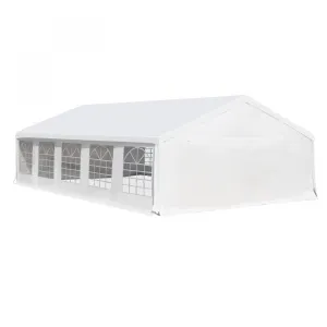 Outsunny 20'x33' Large Party Tent & Carport With Removable Sidewalls And Windows, Portable Garage Ca|Outsunny Tente D'abri D'auto 32' X 20'