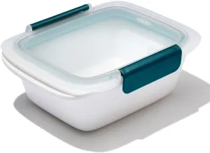 OXO Good Grips Prep & Go 3.3 Cups/0.78 L Container | Leakproof Food Storage | Ideal for leftovers and snacks |BPA Free|Microwave Safe | Dishwasher Safe | Freezer Safe | Odor and Stain Resistant, White