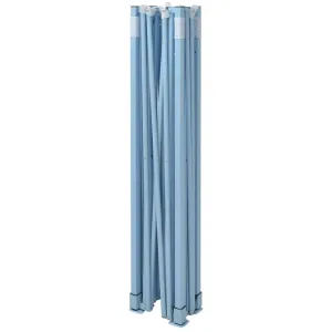 Party Tent Outdoor Canopy Folding Patio Gazebo with 4 Sidewalls Steel