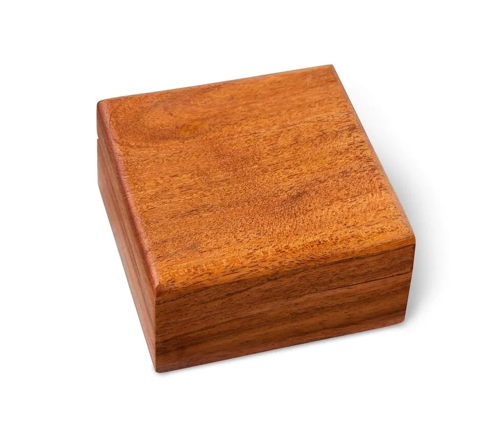 Personalized High Polish Gold Keepsake Compass with Wooden Box